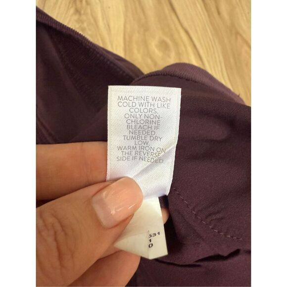 J Jill NWT Slit-Hem Corduroy Skirt sz 8 - Picture 7 of 11